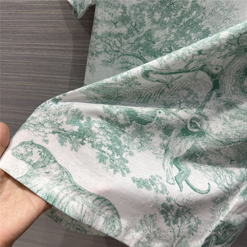 dior positioning print t-shirt cheap replica designer clothes