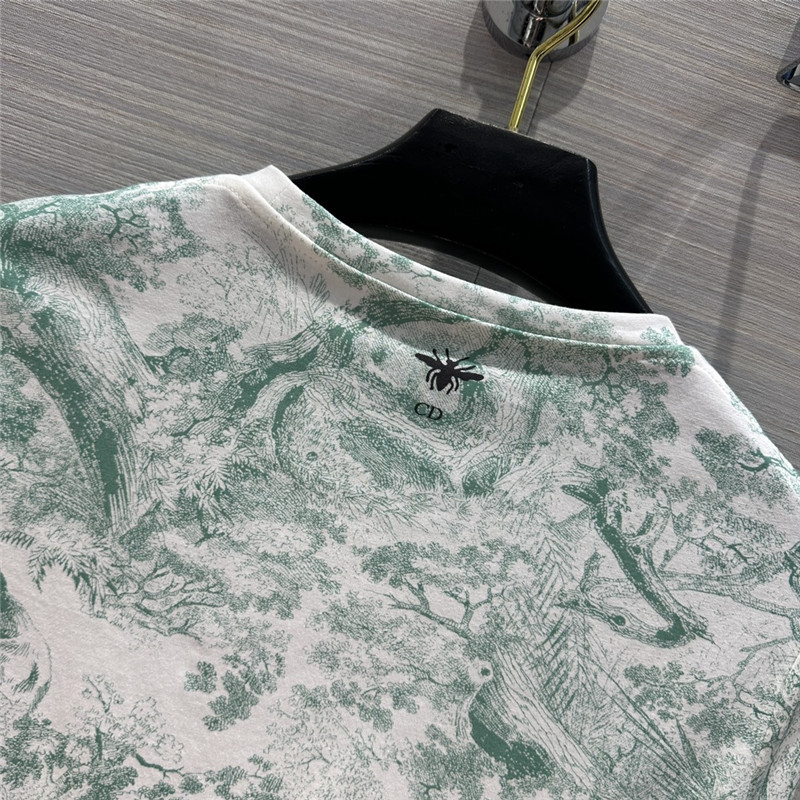 dior positioning print t-shirt cheap replica designer clothes