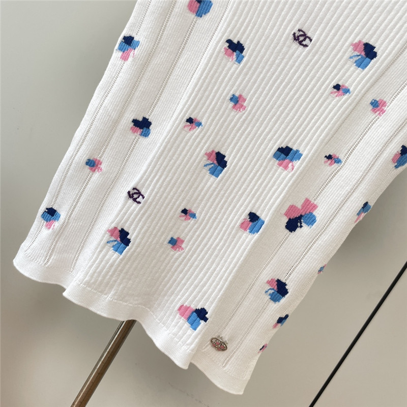 Ch**el short-sleeved sweater replica clothing