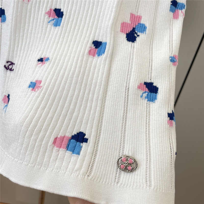 Ch**el short-sleeved sweater replica clothing