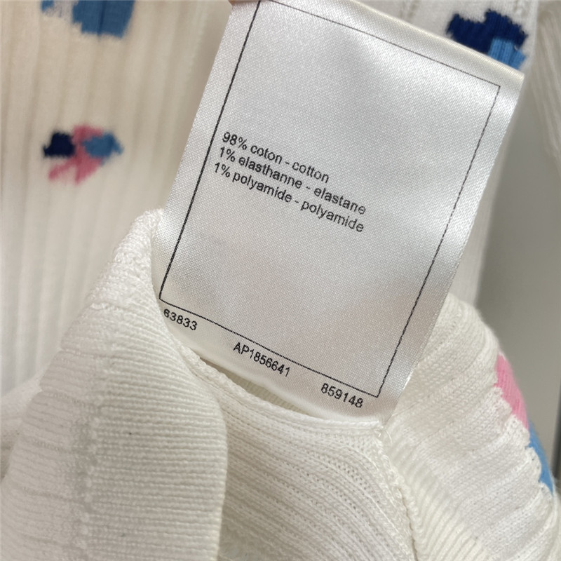 Ch**el cable knitted jacquard vest replica clothes