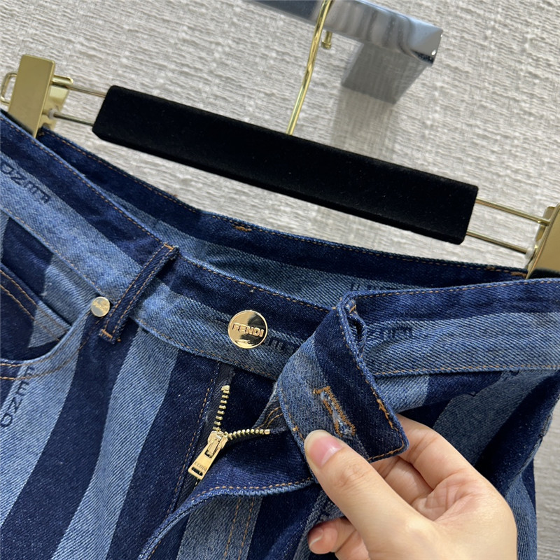 F**di denim shorts replica d&g clothing