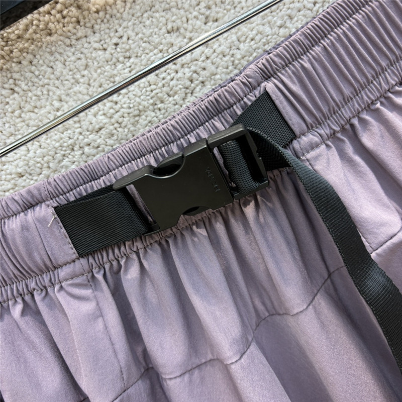 Pra*a silhouette workwear style trousers skirt replica clothing sites