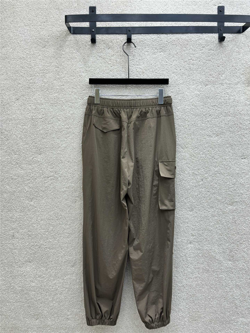 Pra*a functional buckle cuff casual pants replica clothing