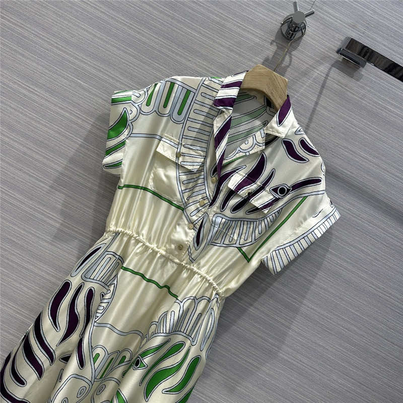 tory burch position print silk dress replica d&g clothing