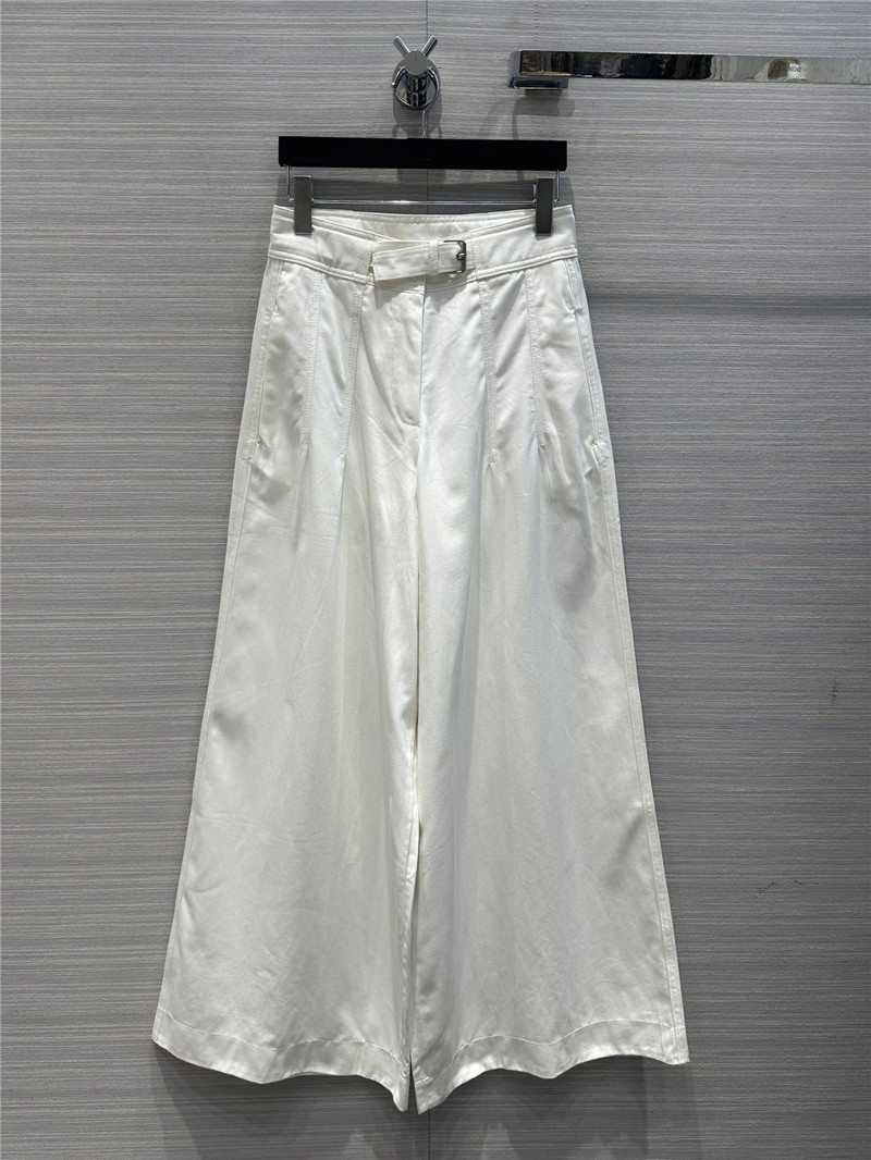 dior denim cotton wide leg pants cheap replica designer clothes