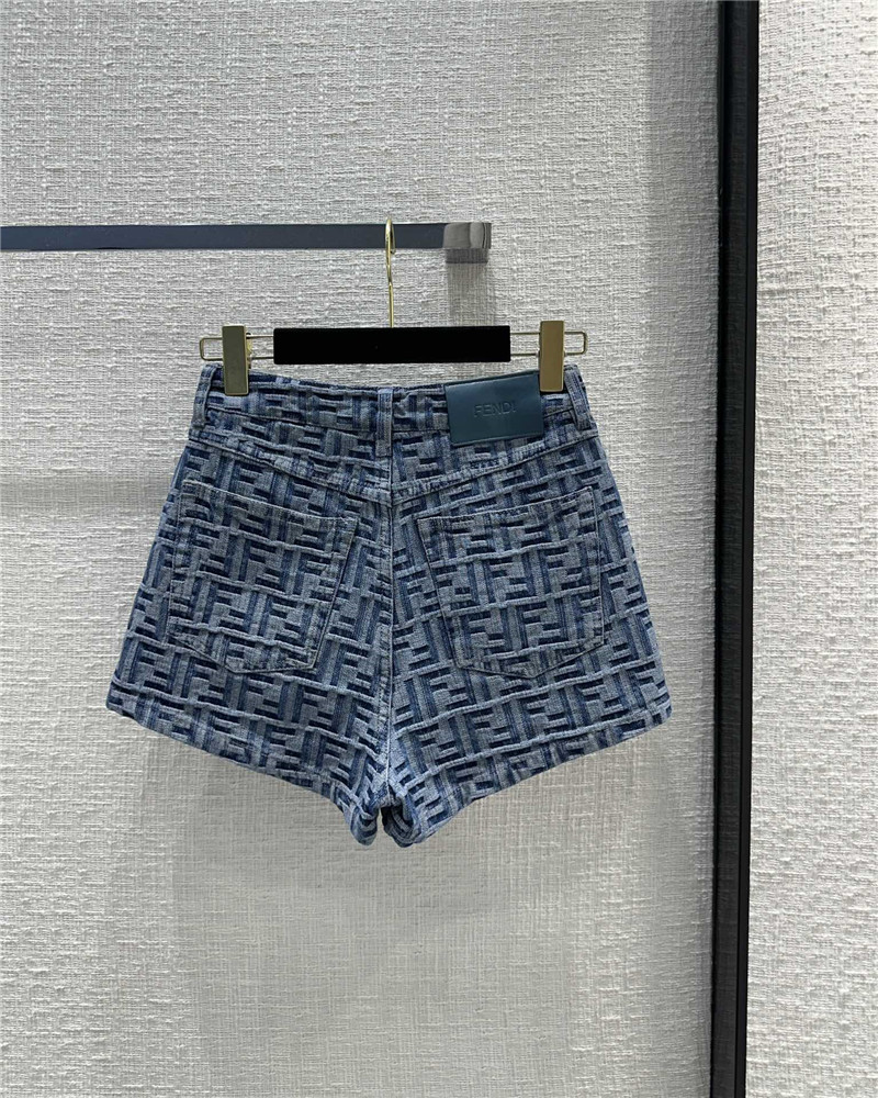 F**di denim shorts replica d&g clothing