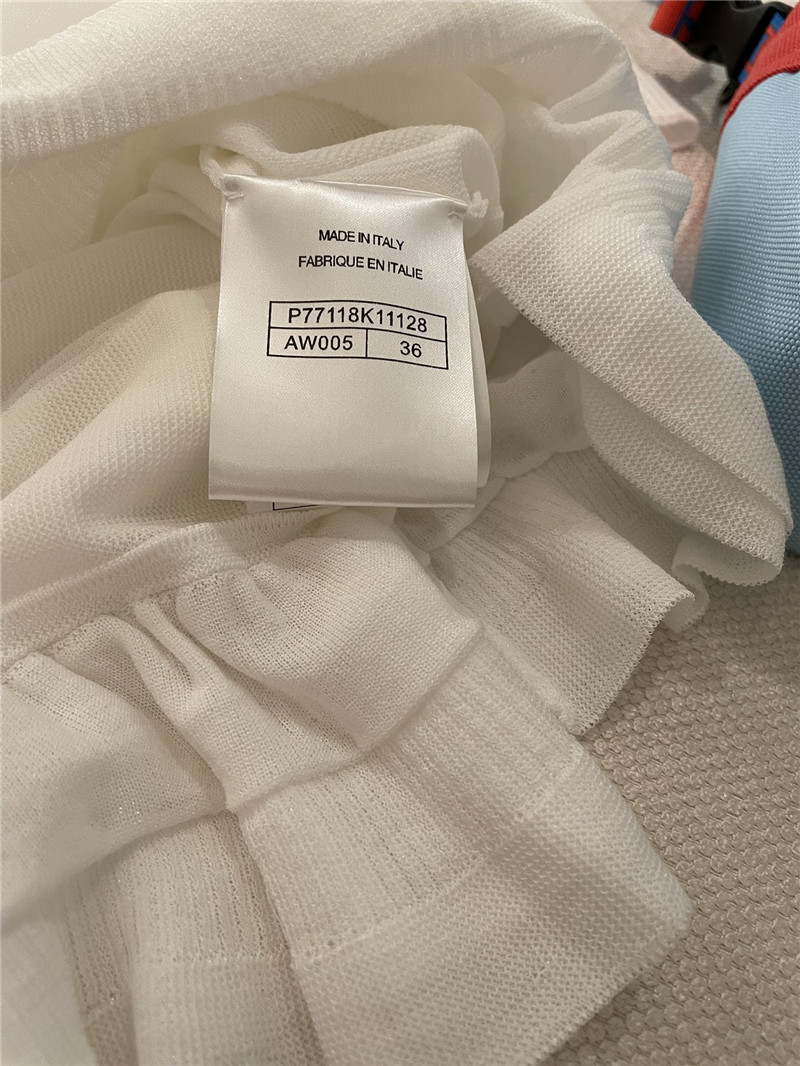 Chanel ruffle design short sleeves replica designer clothes