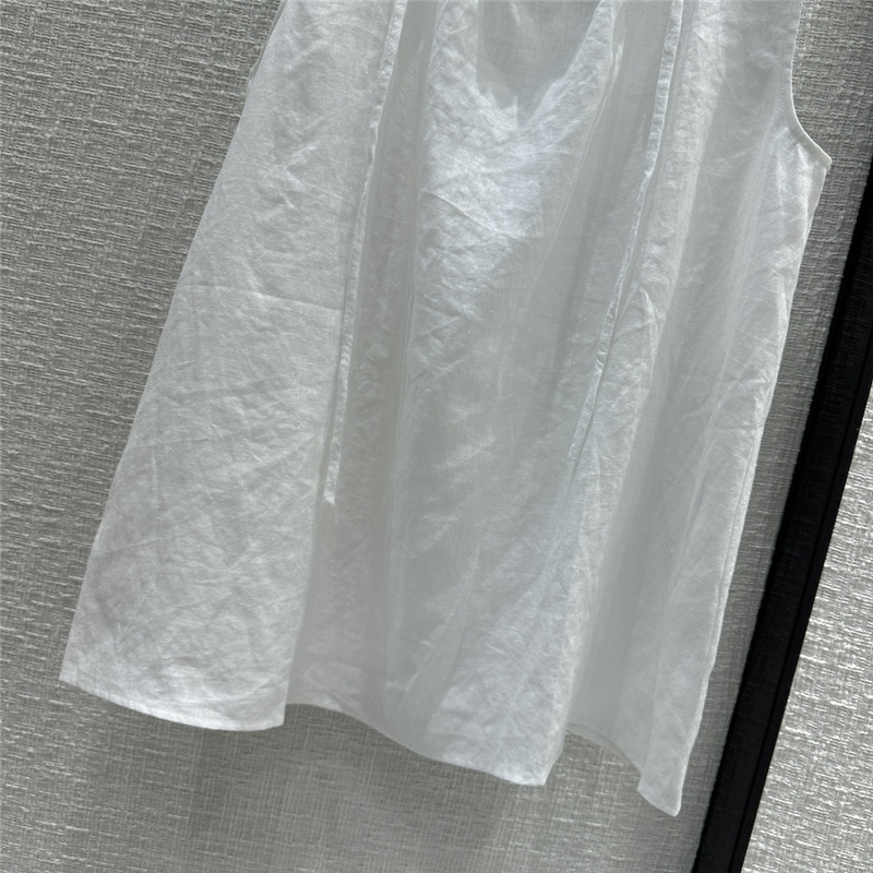 the row pleated crew neck vest top cheap replica designer clothes