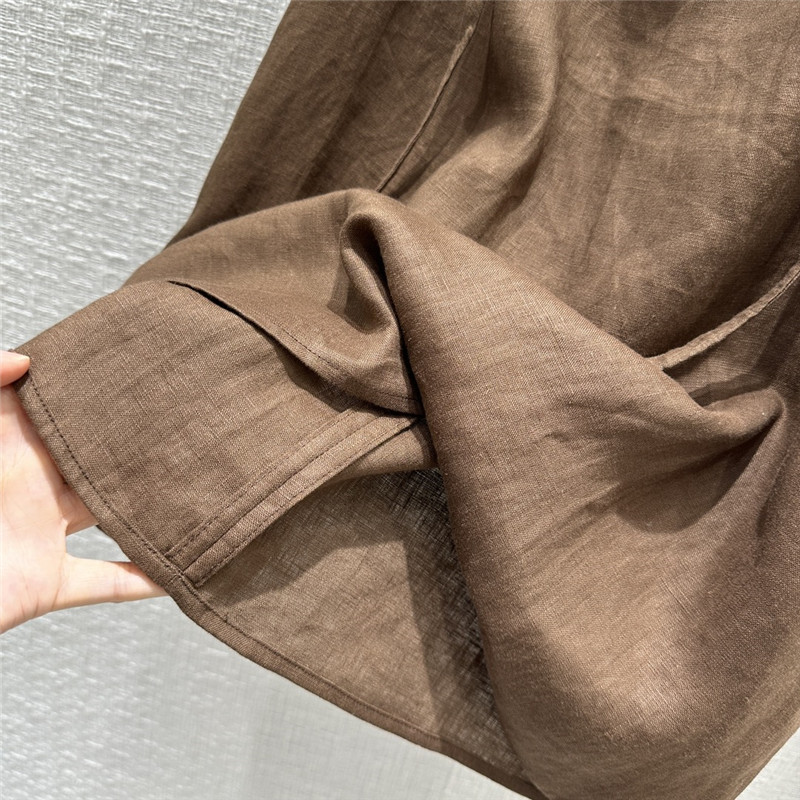 The R0w pleated crew neck vest top cheap replica designer clothes