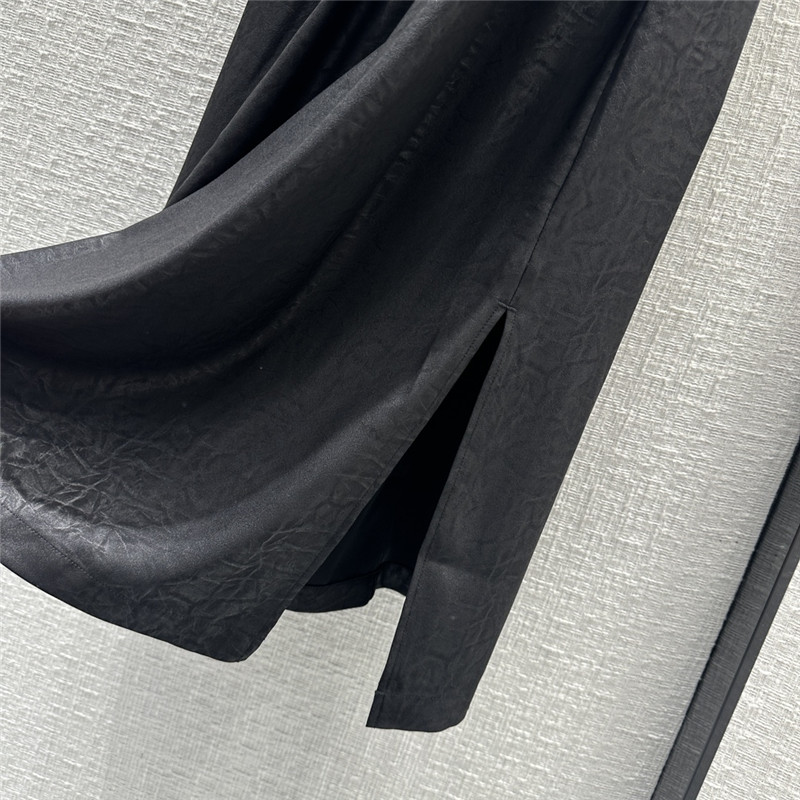 the row pleated crew neck vest long dress replica clothing