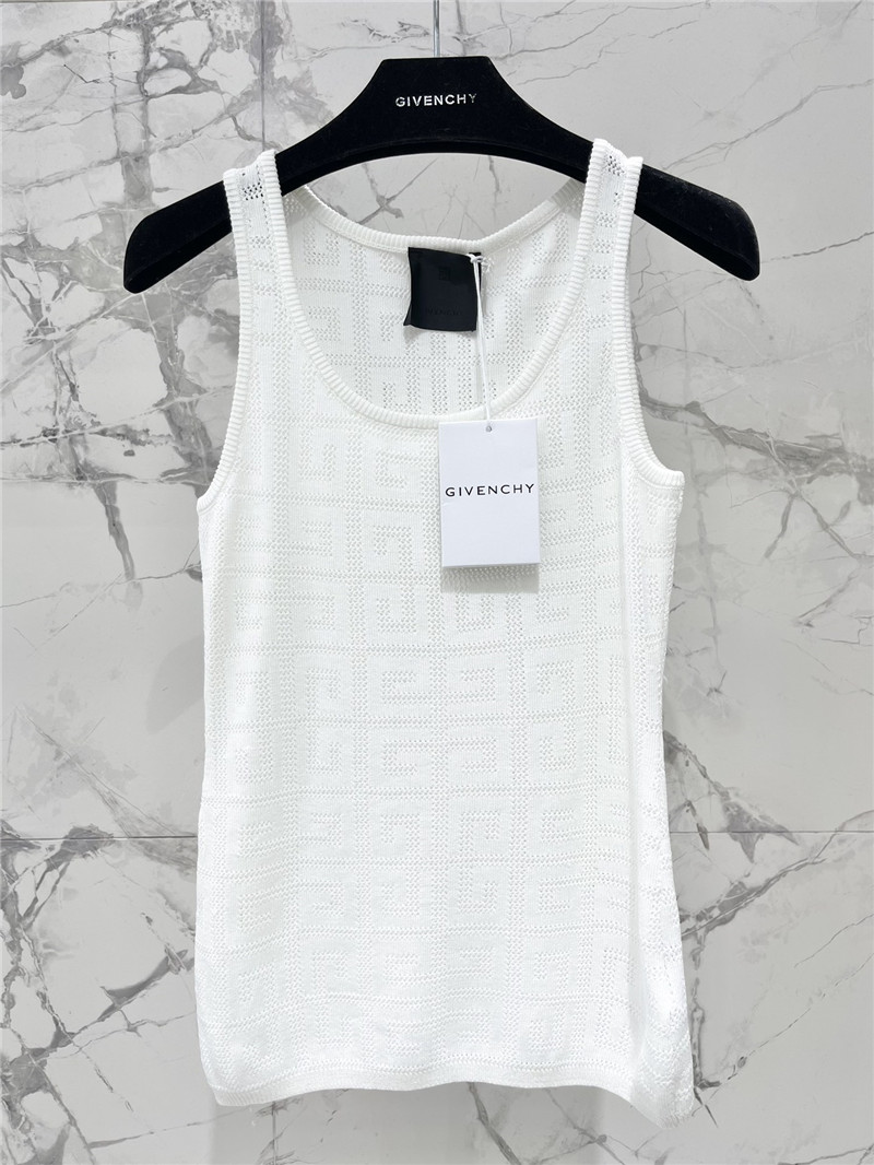 Givenchy hollow jacquard letter vest replica clothes