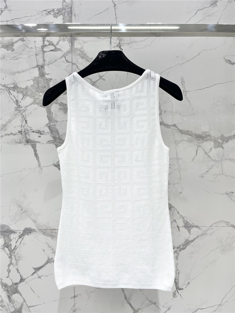 Givenchy hollow jacquard letter vest replica clothes