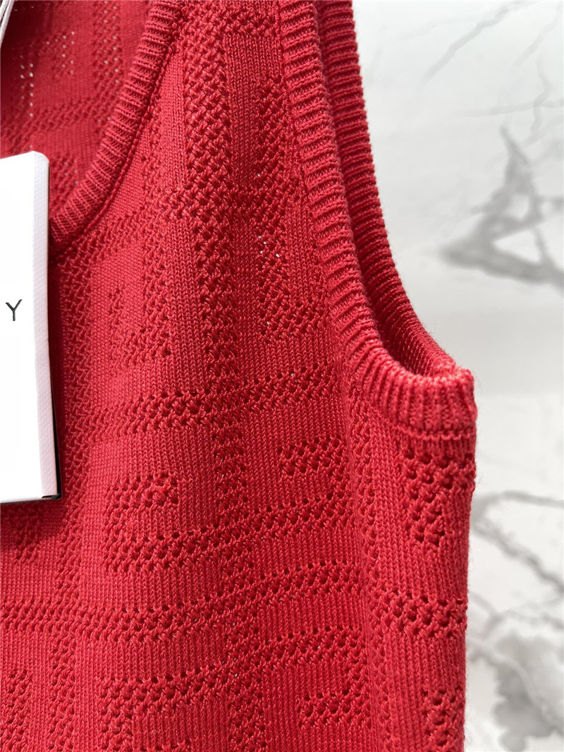 Givenchy hollow jacquard letter vest replica clothes