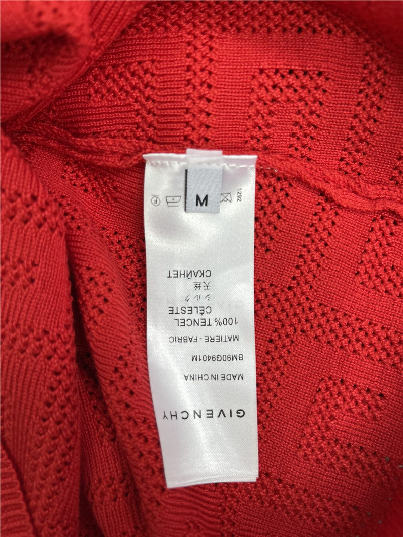 Givenchy hollow jacquard letter vest replica clothes