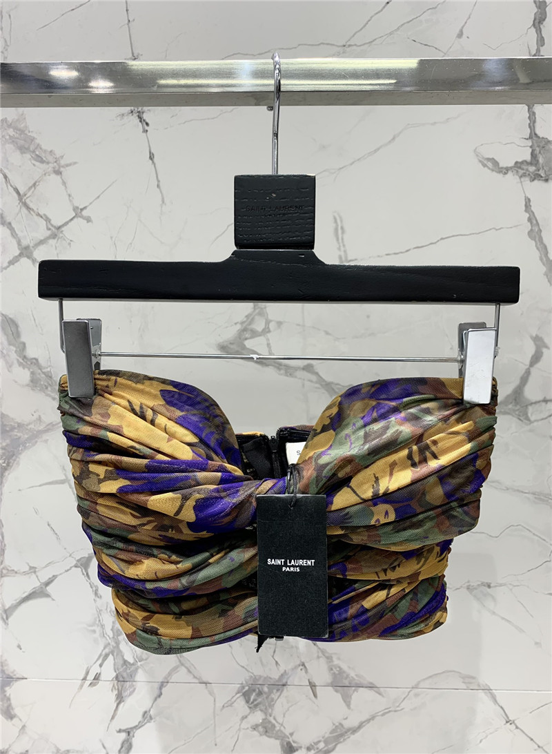 YSL floral tube top replica clothing sites