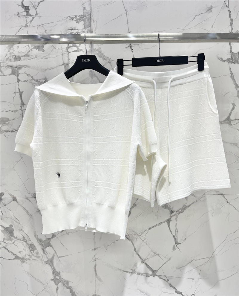 d10r new knitted D1am0nd pattern suit replicas clothes