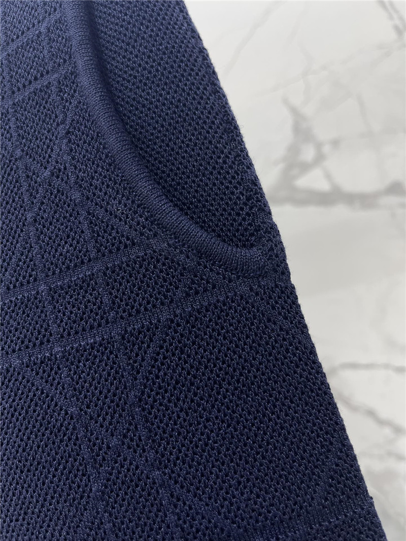 d10r new knitted D1am0nd pattern suit replicas clothes