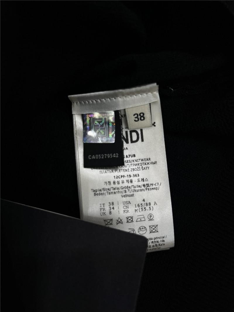 Fendi double F letter knitted vest replicas clothes