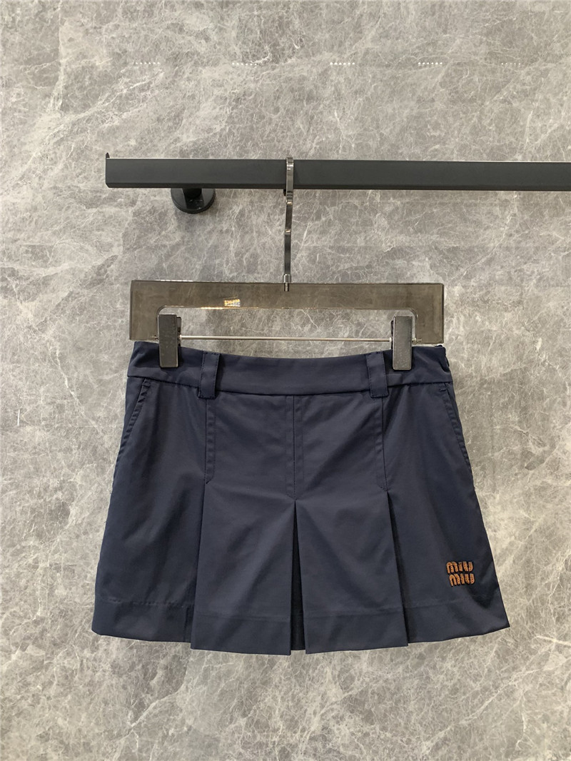 miumiu pleated loose short mini skirt replica d&g clothing