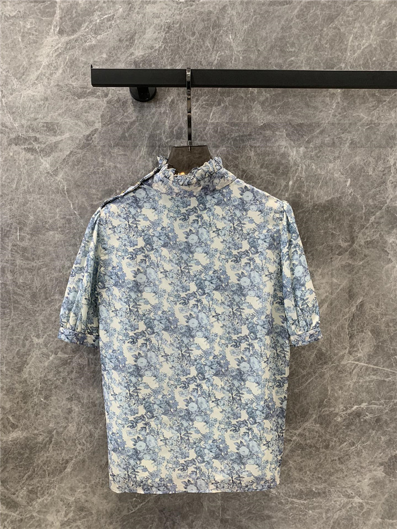 celine silk floral shirt replica designer clothes
