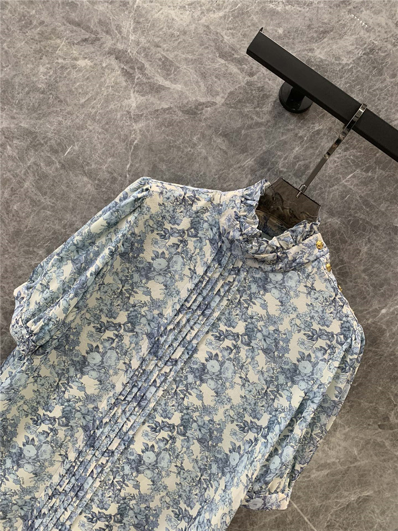 celine silk floral shirt replica designer clothes