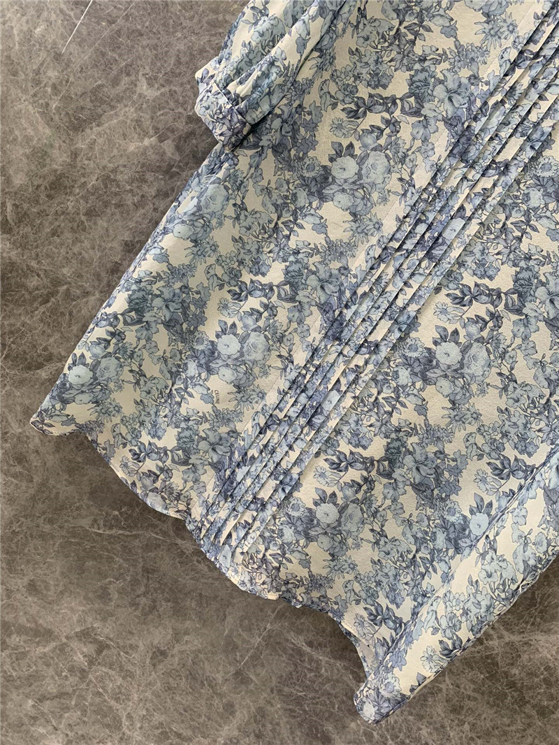 celine silk floral shirt replica designer clothes