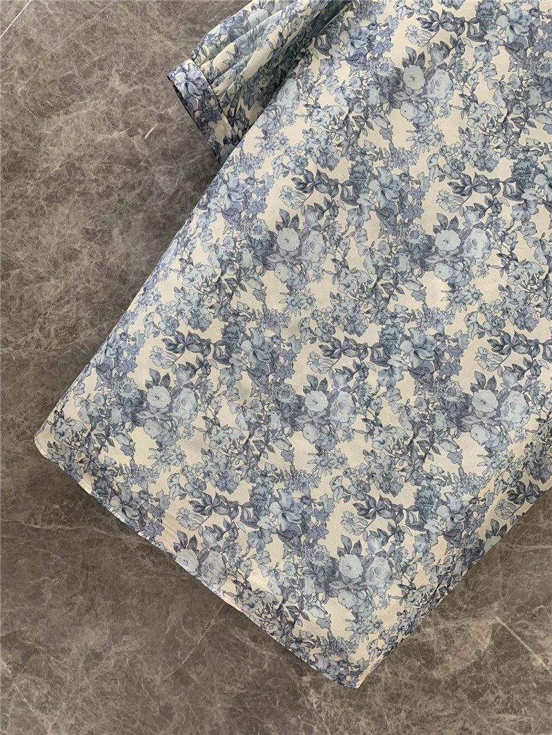 celine silk floral shirt replica designer clothes