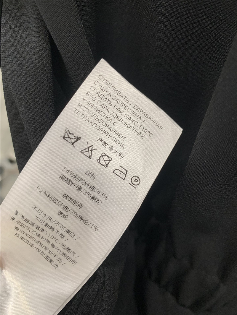 Gvc*1 zipper black short sleeve dress replica clothing