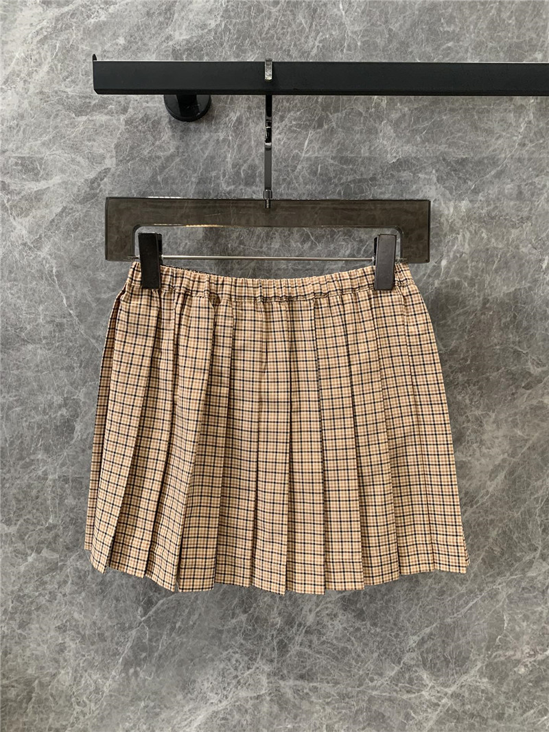 miumiu plaid pleated skirt replica d&g clothing