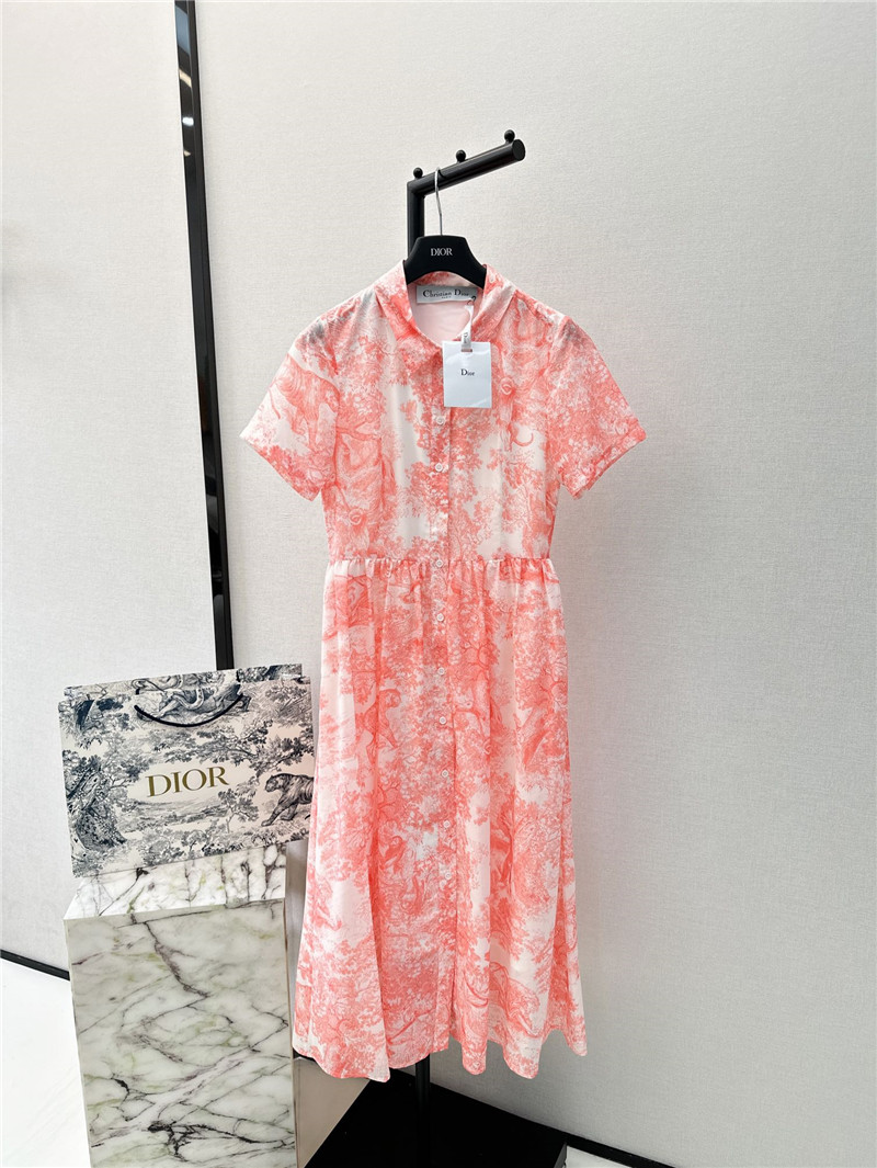 dior printed dress cheap replica designer clothes