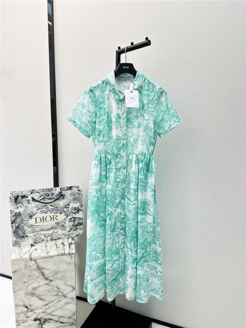 dior printed dress cheap replica designer clothes