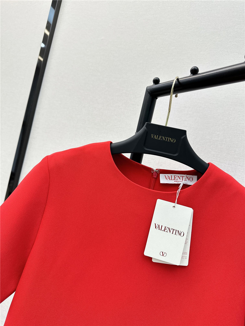 Va1e*ntin0 ruffled fishtail dress replica d&g clothing