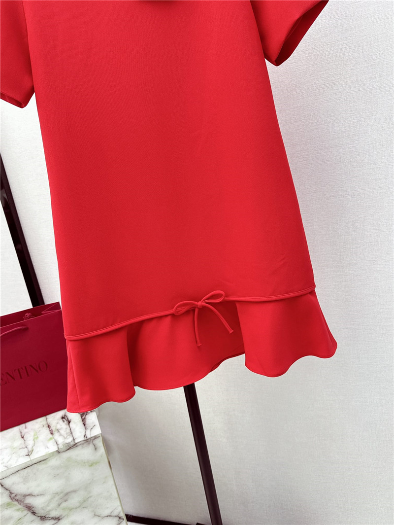 Va1e*ntin0 ruffled fishtail dress replica d&g clothing