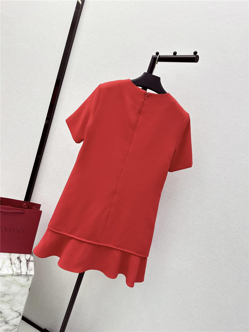 Va1e*ntin0 ruffled fishtail dress replica d&g clothing