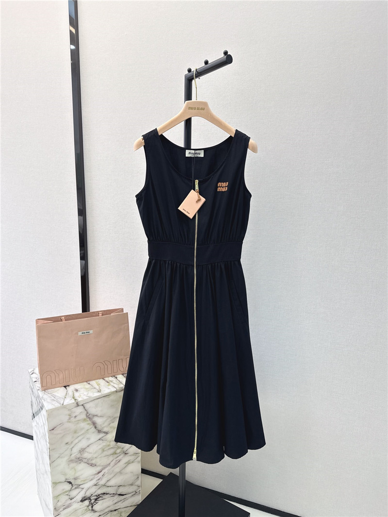 miumiu zipper waist vest dress replica clothes