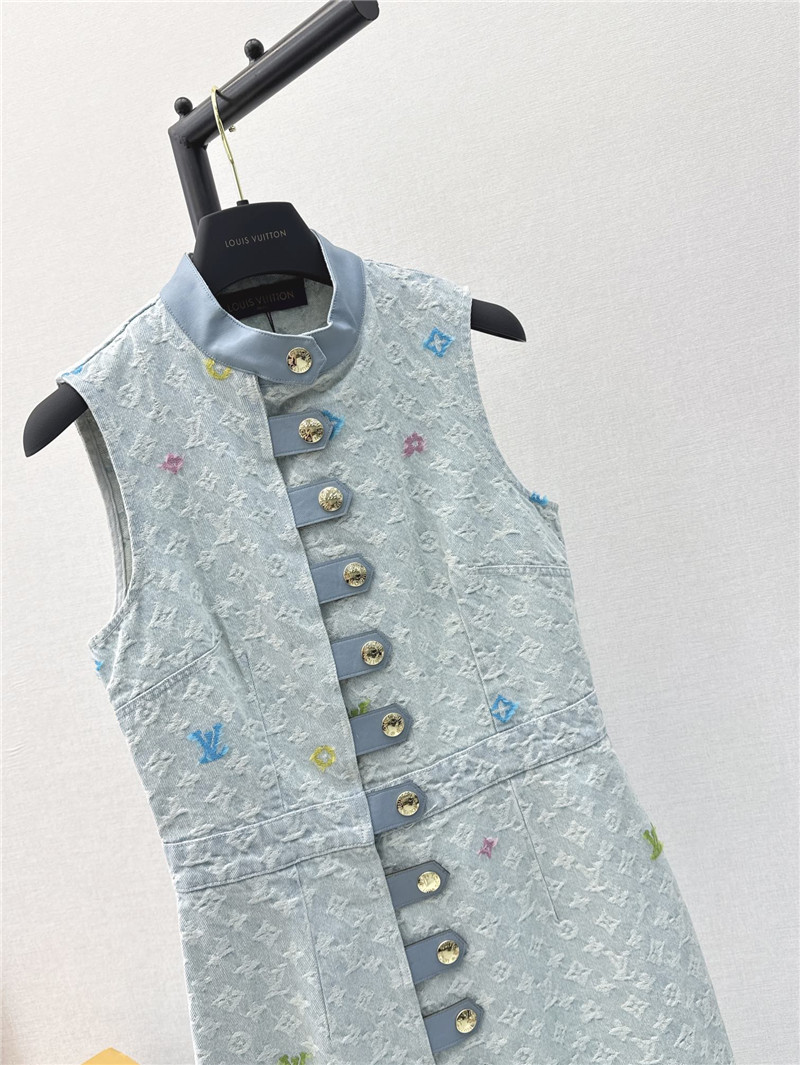 l0vis Vvtt0n lv denim vest dress replica clothes