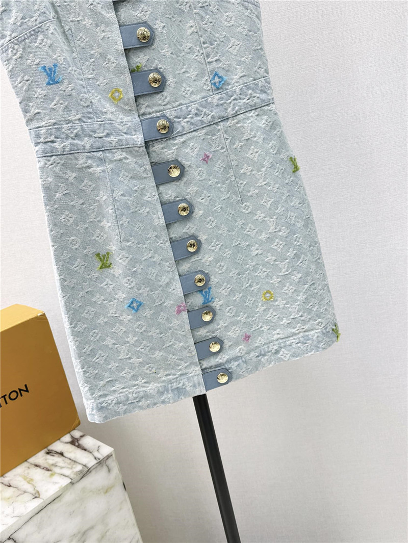 l0vis Vvtt0n lv denim vest dress replica clothes