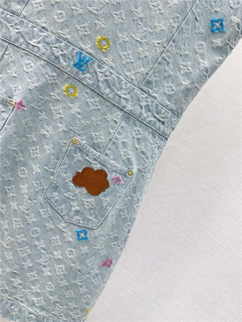 l0vis Vvtt0n lv denim vest dress replica clothes