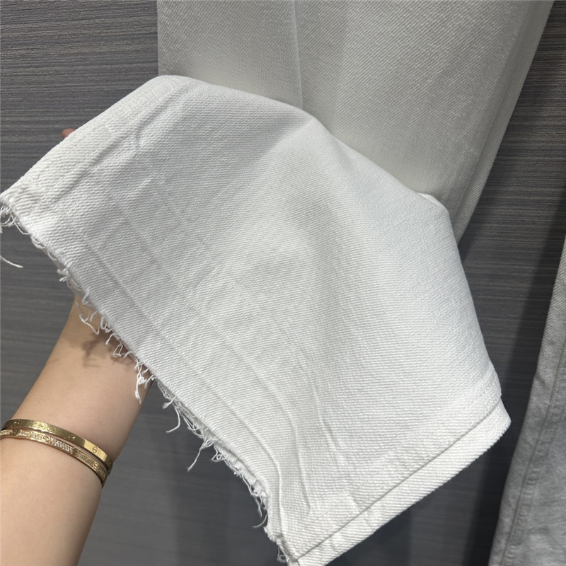 D10r straight white jeans replica d&g clothing