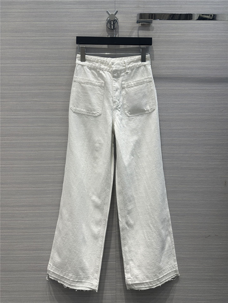 dior straight white jeans replica d&g clothing