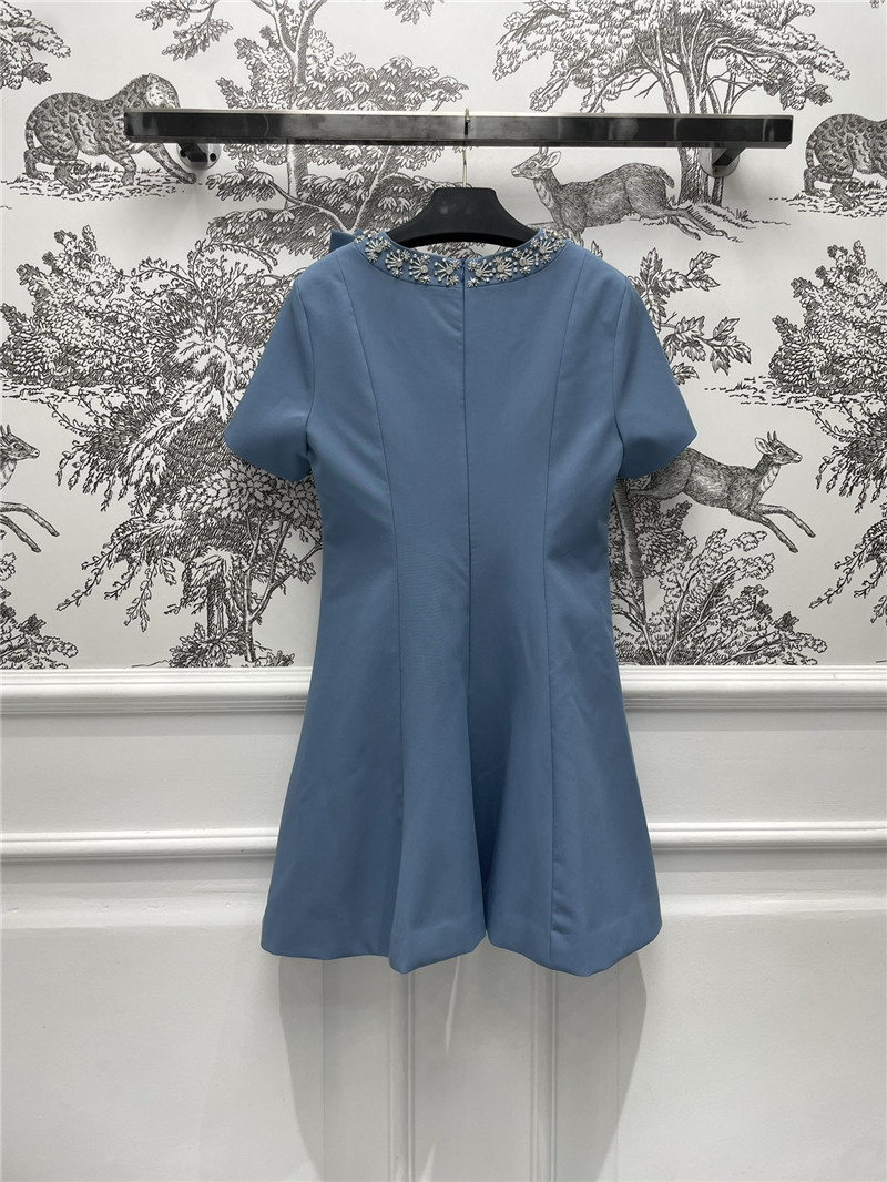 Va1e*ntin0 round neck bow dress replicas clothes