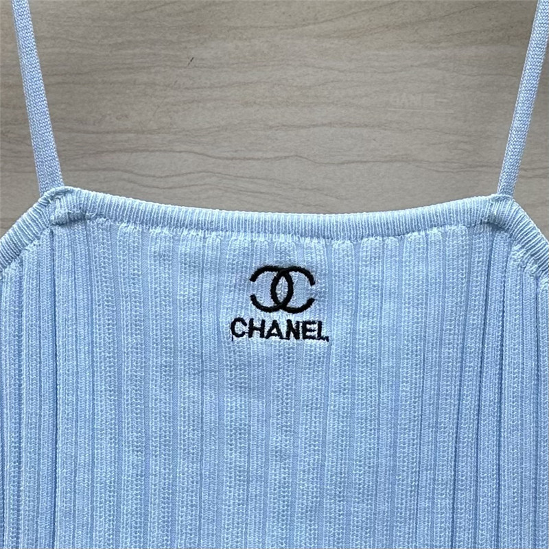 Ch**el knitted cardigan + vest set replica clothes