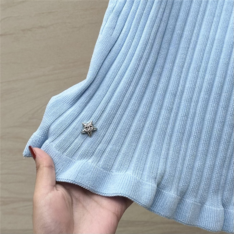 Ch**el knitted cardigan + vest set replica clothes