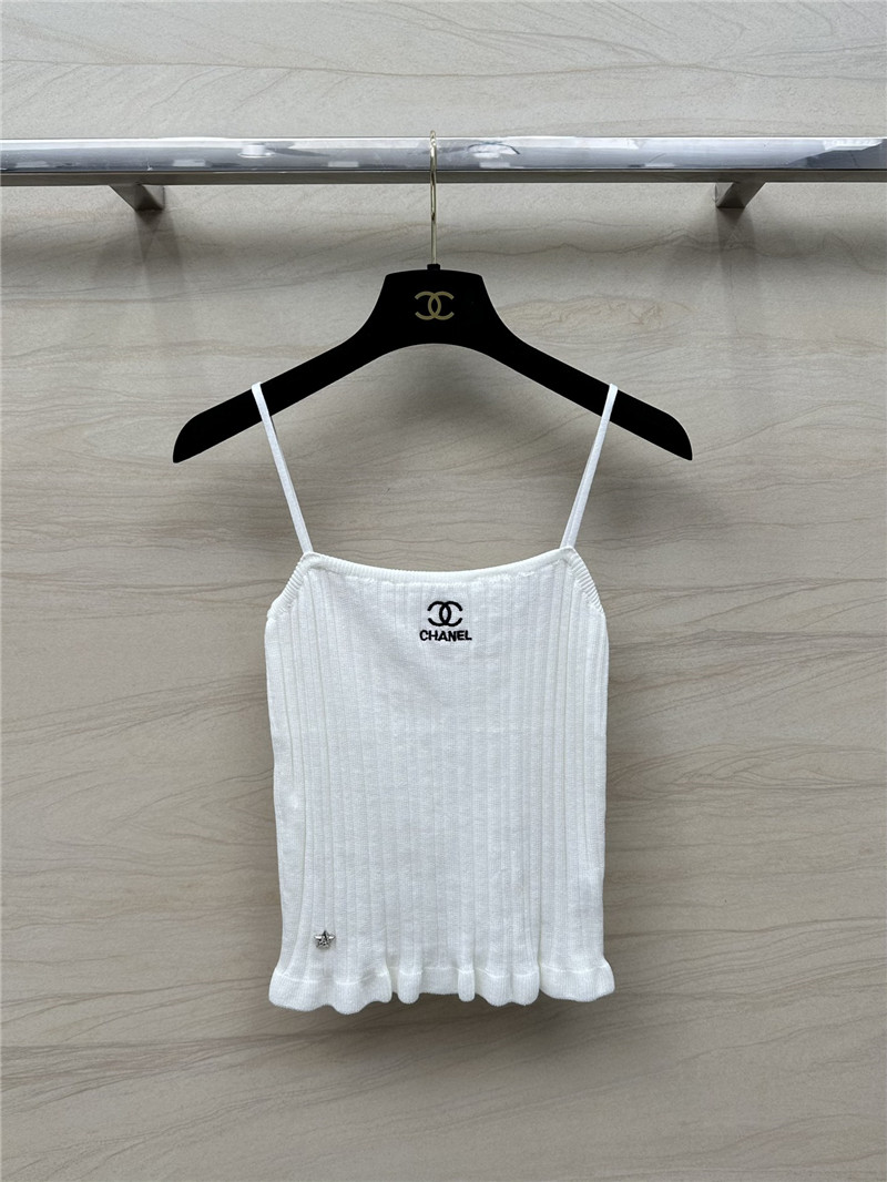 Ch**el knitted cardigan + vest set replica clothes