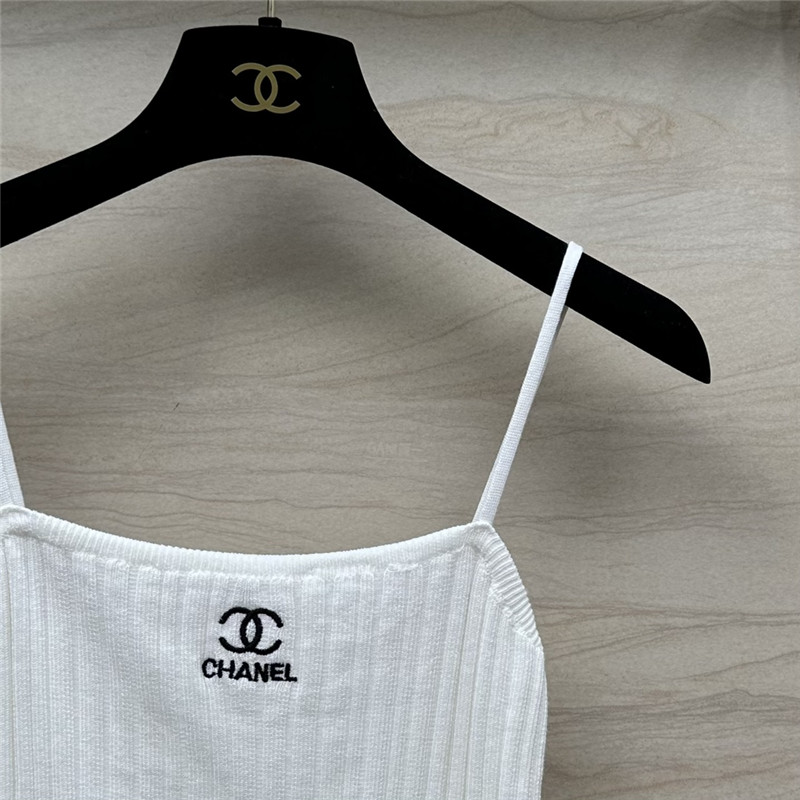 Ch**el knitted cardigan + vest set replica clothes