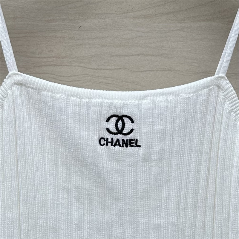 Ch**el knitted cardigan + vest set replica clothes