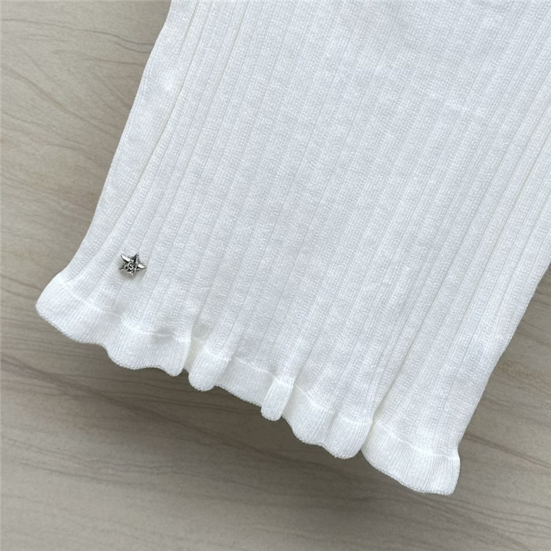 Ch**el knitted cardigan + vest set replica clothes