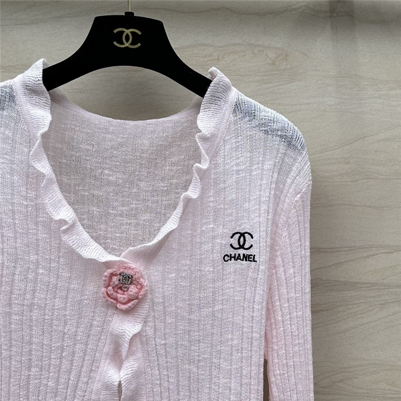 Chanel knitted cardigan + vest set replica clothes