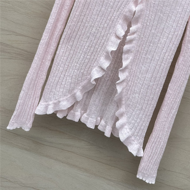 Chanel knitted cardigan + vest set replica clothes